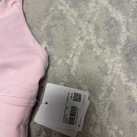 Lululemon Energy Longline Bra size 8 Light pink - Picture 6 of 6